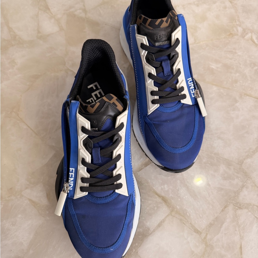 Fendi Navy and Black Athletic Shoes - Picture 3 of 3